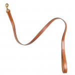 Leather dog Lead in Mid Tan