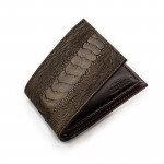 Ostrich Hide Wallet in Forest