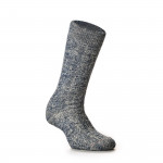 Double Face Merino Wool Socks in Deep Ocean