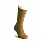 Cotton Waffle Socks in Khaki