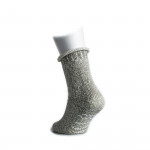 Extra Fine Merino Socks in Grey White