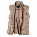 Men's Milan Garment Dyed Travel Vest - Sahara