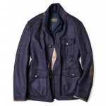 Men's Calido Coat in Flannel Double Jersey