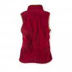 Lyndon Fleece Gilet in Ruby