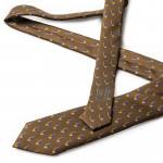 Westley Richards Silk Grouse tie in Soft Moss