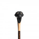 Hand Carved Black Labrador Walking Stick