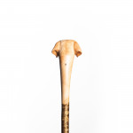 Hand Carved Golden Labrador Walking Stick