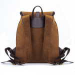 Explora Deluxe Rucksack in Walnut Suede