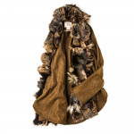 Ladies St. Petersburg Cape - Brown Fur