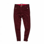 Velveteen Breeches in Aubergine