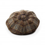 Redford Tweed cap in Highland Brown