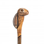 Hand Carved Hare Walking Stick