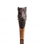 Hand Carved Wild Boar Walking Stick