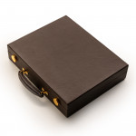 Poker Set with Buffalo Leather