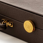 Poker Set with Buffalo Leather