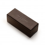 Dominoes Set with Buffalo Leather