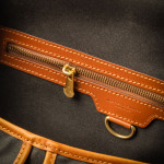 Bishop Bag In Forest Green Waxed Cotton