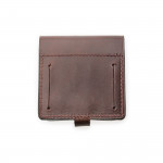 Medium 5Rd Closed Ammunition Belt Wallet in Dark Tan