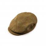 Bond Tweed Cap Prince of Wales in Green