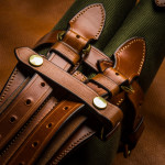 Pair of Deeley Shotgun Slip in Hunter Green & Mid Tan