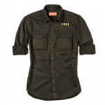 Expedition Safari Shirt in Brushed Green