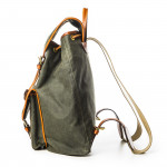 Explora Rucksack in Forest Green Waxed Cotton