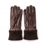 RH Silk Lined Leather Shooting Gloves in Mink