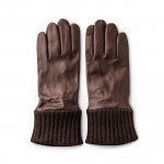 RH Silk Lined Leather Shooting Gloves in Mink