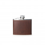 4oz Hip Flask Dark Tan