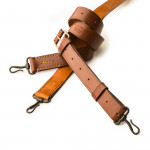 Traditional Hook & Eye Rifle Sling in Mid Tan
