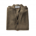 Lauder Lambswool Waistcoat in Bay Leaf