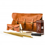 Redfern Cleaning Pouch with Accessories in Mid Tan