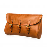 Redfern Cleaning Pouch with Accessories in Mid Tan