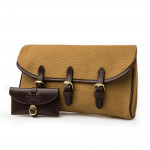 Redfern Cleaning Pouch with Accessories in Sand & Dark Tan