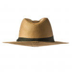 Safari Hat with Green Herringbone Band