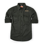 Expedition Safari Shirt in Brushed Bush Green