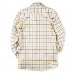 Men's Deluxe Tattersall Shirt in Blue/ Yellow/ Brown