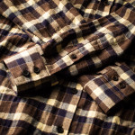 Men's Fine Cotton Shirt in Blue Buffalo Check