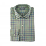 Tattersall Shirt in Blue/ Lilac