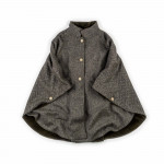 T.ba Reversible Tweed Short Cloak