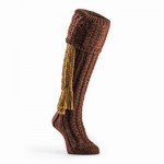 Molland Shooting Sock in Bark