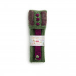 Vaynor Shooting Sock in Leaf & Purple