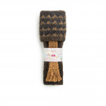 Whitfield Shooting Sock in Brown Grey Marl