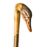 Curved Hen Mallard Walking Stick