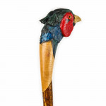 Hand Carved Country Pheasant Walking Stick