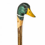 Hand Carved Country Mallard Walking Stick