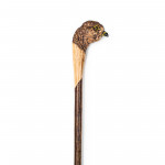 Hand Carved Kestrel Walking Stick