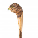 Hand Carved Kestrel Walking Stick