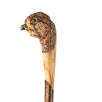 Hand Carved Kestrel Walking Stick