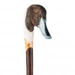 Hand Carved Pintail Walking Stick